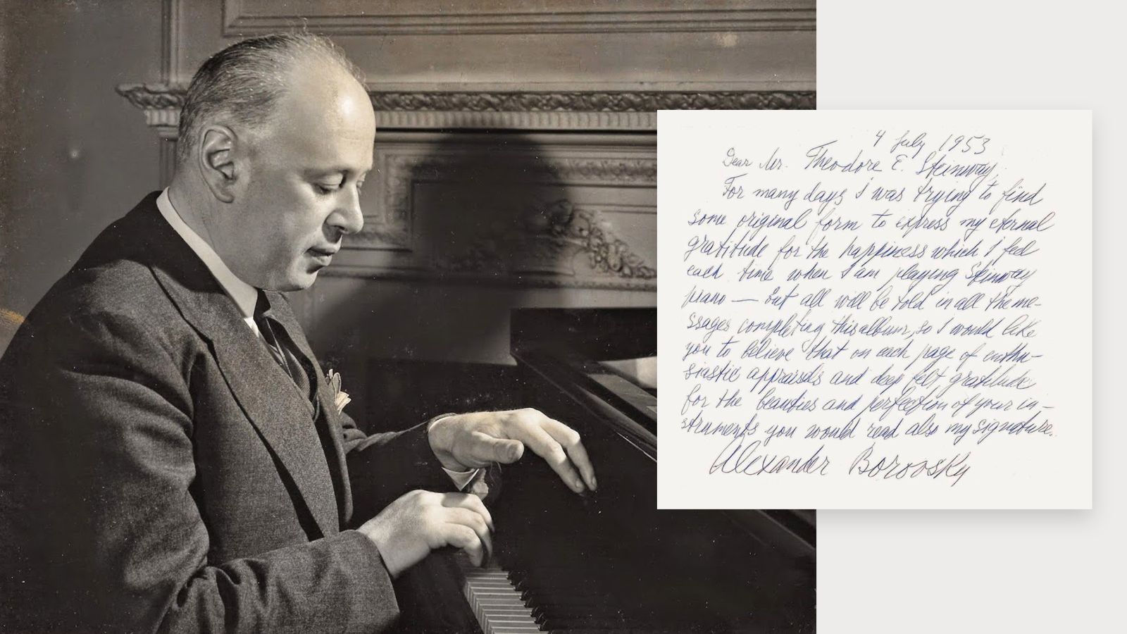 Alexander Borovsky - Steinway & Sons